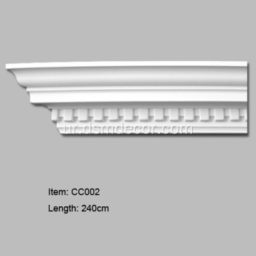 Polyurethane Dentil Cornice مولڈنگ